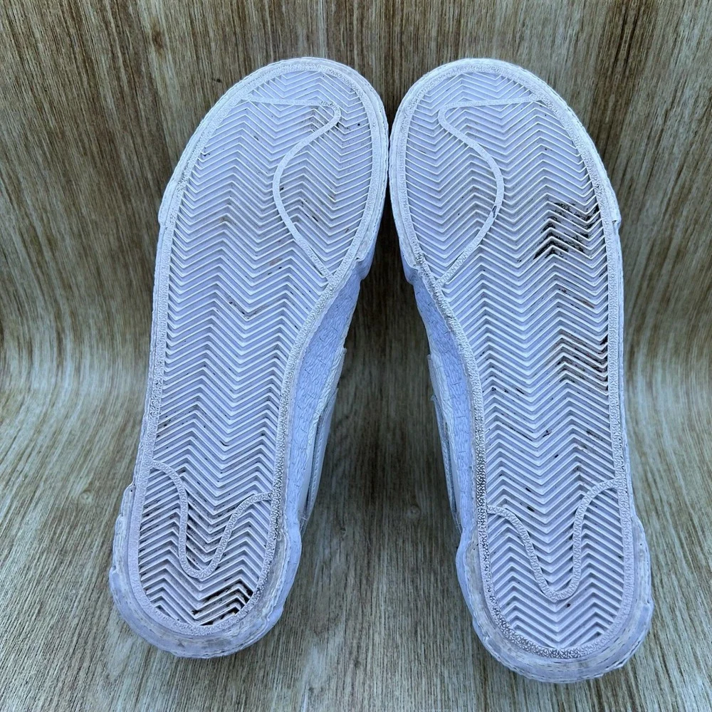 Nike Blazer Low x‎ Sacai Men's Size 6.5 Women's 8 White Sail Shoes DM6443-100